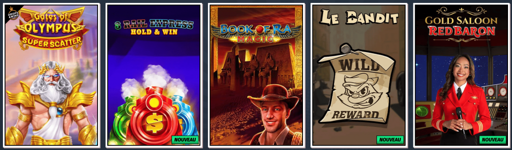 Jeux au casino Allyspin